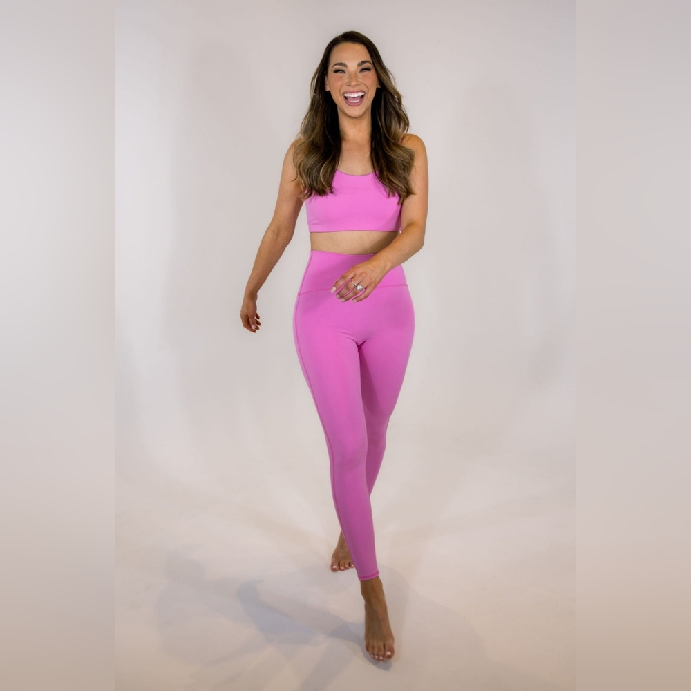 Salt Project Bubblegum Pink Sculpt Leggings